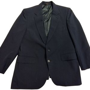 EUC Vintage Barrister Classic Dark Blue Men's Blazer Suit Jacket